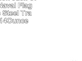 3dRose Union Jack Old British Naval Flag Stainless Steel Travel Mug 14Ounce
