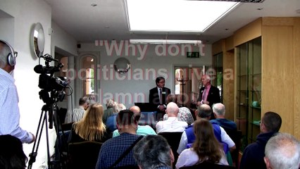 12 September 2015: Mike Buchanan speaks at the AGM of 15 Square (anti-MGM charity)