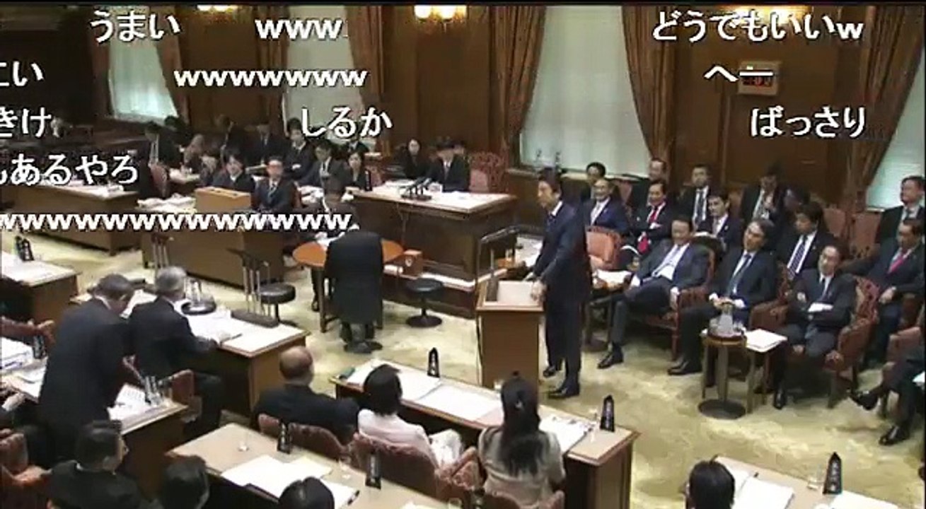 面白国会中継】民進党・白眞勲ｖｓ安倍晋三首相で辻本清美のメール見た？