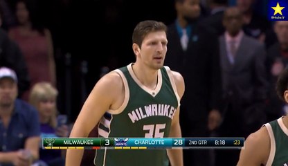 Mirza Teletović - 8 poena, 4sk. protiv Charlotte (29.3.2017)