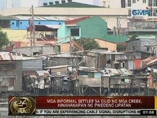 24 Oras: Mga informal settler sa gilid ng mga creek, hinahanapan ng pwedeng lipatan