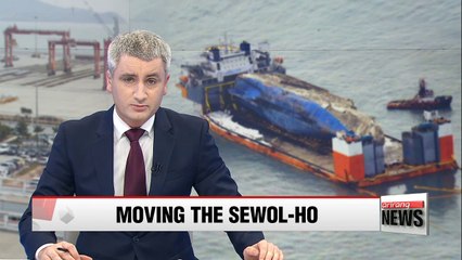 Korea resumes preparations to transport Sewol-ho ferry to Mokpo