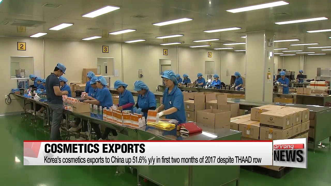 Korea's cosmetics exports to China up 51.6% y/y in first two months of 2017
