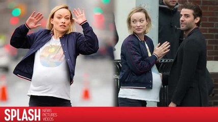 ¿Será que Olivia Wilde está embarazada en escena?