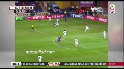 [HD] 06.08.2009 - 2009-2010 European League 3rd Qualifying Round 2nd Leg Galatasaray 6-0 Maccabi Netanya
