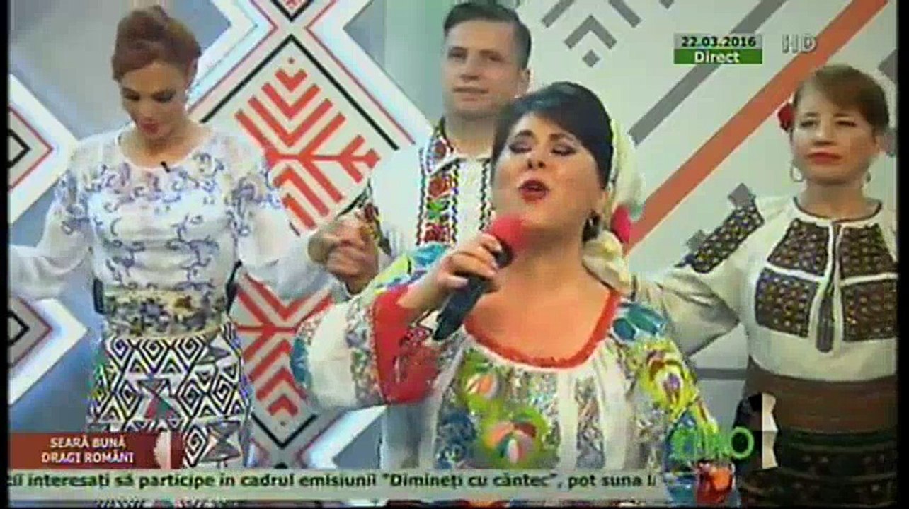 Ionica Stan - Cum da frunza-n primavara (Seara buna, dragi romani! - ETNO TV - 22.03.2016)
