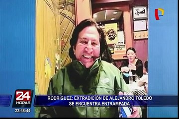 Duberlí Rodríguez: "Extradición de Alejandro Toledo está entrampado"