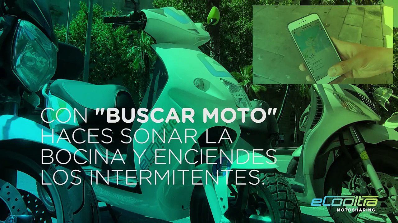¿Cómo funciona eCooltra Motosharing?