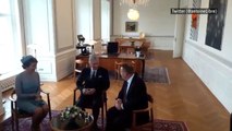 Le couple royal rencontre le Premier ministre danois Michael Rasmussen