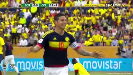 James Rodriguez Goal Ecuador 0 - 2 Colombia 