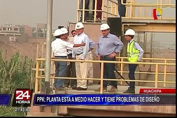 PPK inspeccionó planta de tratamiento de agua potable de Huachipa