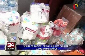 "Piura en Acción" envió 3 mil kits familiares a damnificados