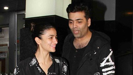 Alia Meets Karan Johar's Twin Babies