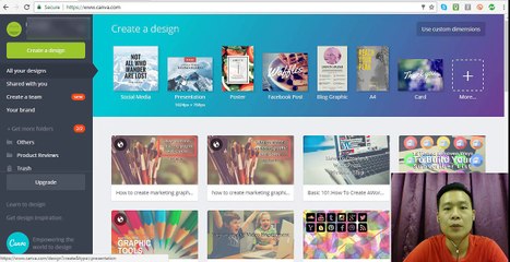 How to create marketing graphic with Canva