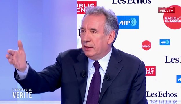 François Bayrou, invité de L'épreuve de vérité sur Public Sénat - 280317