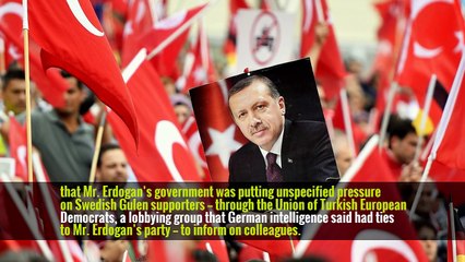 Germany Refuses Turkey’s Request to Spy on Opponents of Erdogan