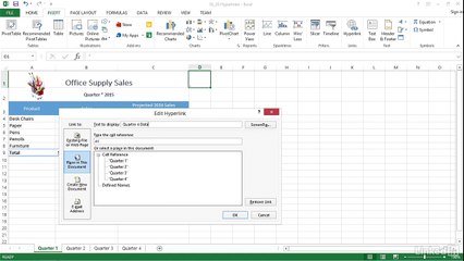 Use hyperlinks to navigate workbooks