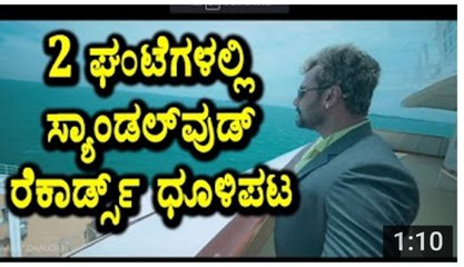 Chakravarthy Trailer Created industry Record - Now Darshan is YouTube King - Chakravarthy Trailer - YouTube