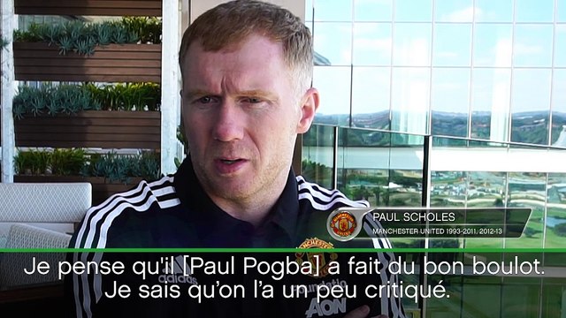 Man Utd - Scholes : ''Pogba ne peut que s’améliorer''