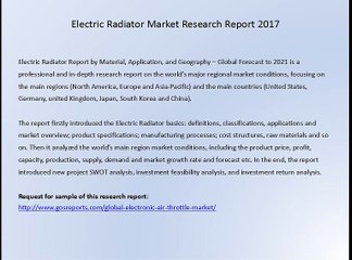 Electric Radiator Market Research Report 2017