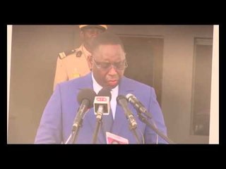 Macky promet de terminer les chantiers de Thiès