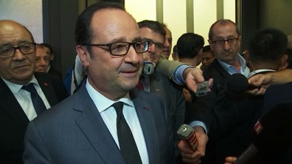 Interview durant l'événement "partenariat pour l'économie culturelle et la création artistique entre la France et l'Indonésie"