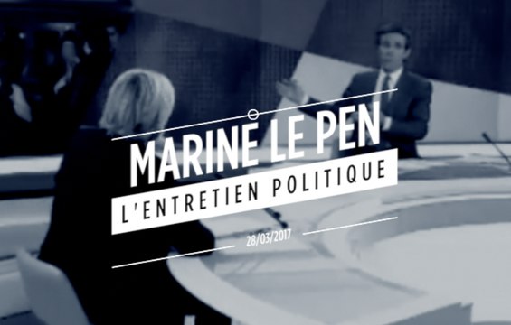 L'Entretien politique : échange ultra-musclé entre Le Pen et Pujadas