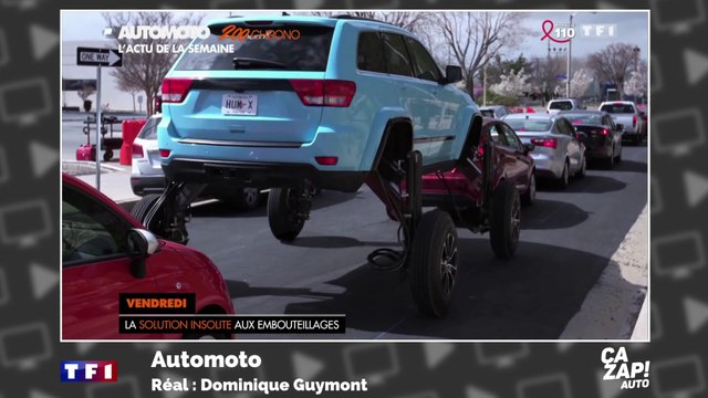 Cette incroyable voiture a la solution en cas d'embouteillages !