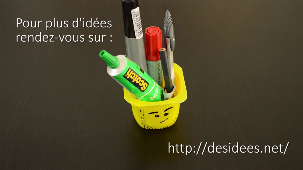 Tuto Facile : Customisez un petit pot en tête de Lego
