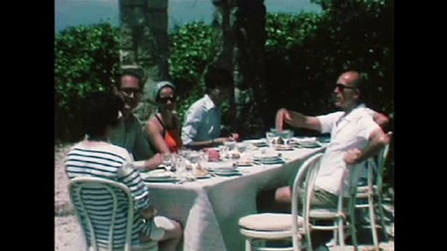Valéry Giscard d'Estaing - Déjeuner à Bregançon - Juin 1976