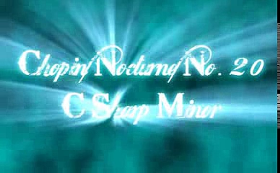 Chopin Nocturne No. 20 in C Sharp Minor (httpsdogloved.blogspot.com)