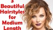 Medium length hairstyles for women - 3 Best Hair styles for medium length hairs in 5 minutes