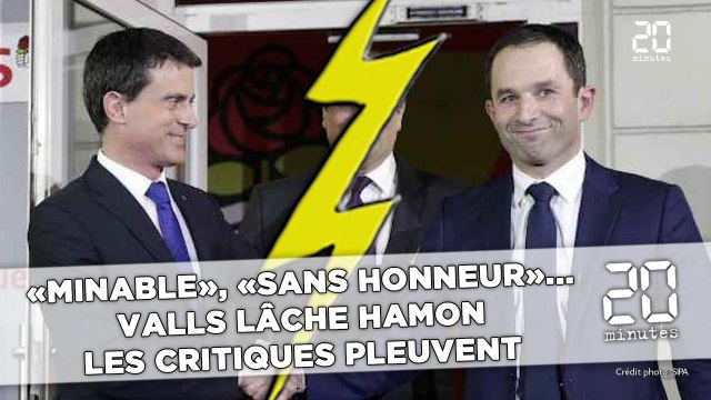 «Minable», «sans honneur»... Valls lâche Hamon pour Macron et les critiques pleuvent