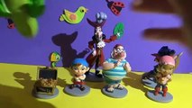 Unboxing Disney figurine playset Jake in the Never Land Pirates Tr2323d