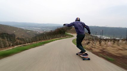 Longboard à Ampuis