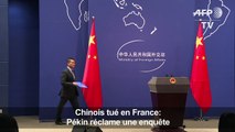 Chinois tué en France: Pékin réclame une enquête
