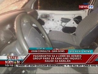 SONA: Dalawang naarestong miyembro ng Ozamis Group, tinambangan