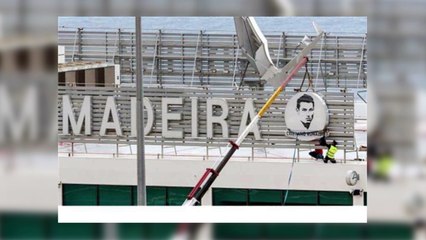 La statue horrible de Cristiano Ronaldo à l'aéroport de Madère