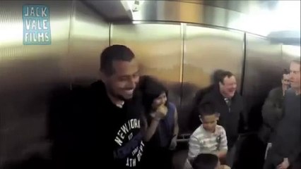 Horrible Fart Prank In The Elevator