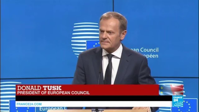 This is not a happy day - Donald Tusk speaks out on Brexit