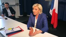 Marine Le Pen face aux lecteurs de Sud Ouest