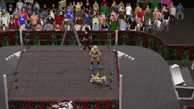WWE 2K17 jubilee v alexa bliss v nia jax -TLC