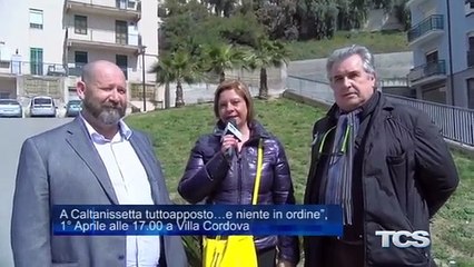 A Caltanissetta tuttoapposto...e niente in ordine 1 Aprile alle 17.00 a Villa Cordova
