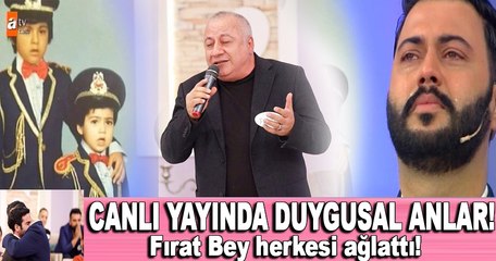 Esra Erol'da duygusal anlar!  Fırat yürekleri dağladı 'Bu adam benim babam'