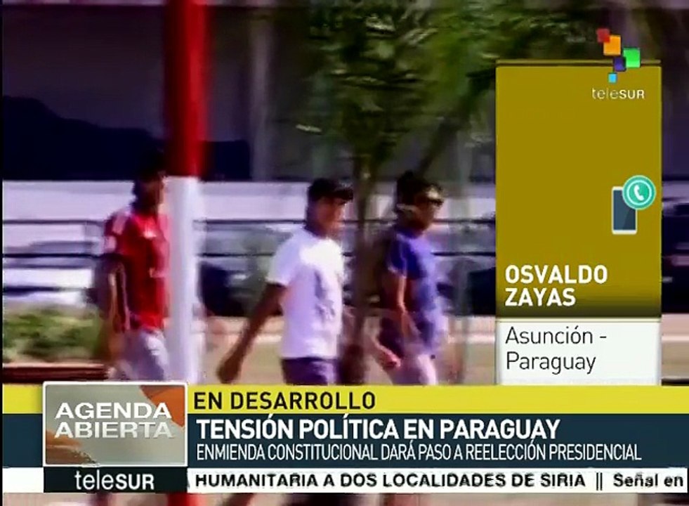 Solo hay tensión en el congreso paraguayo; tampoco hay militarización