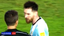Messi insulta al árbitro tras la victoria de Argentina vs Chile 1X0 • 2017 HD