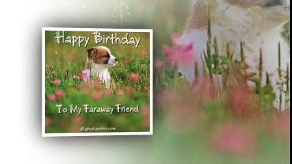 HappyBirthday my friend