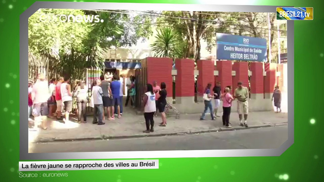 La fièvre jaune se rapproche des villes au Brésil