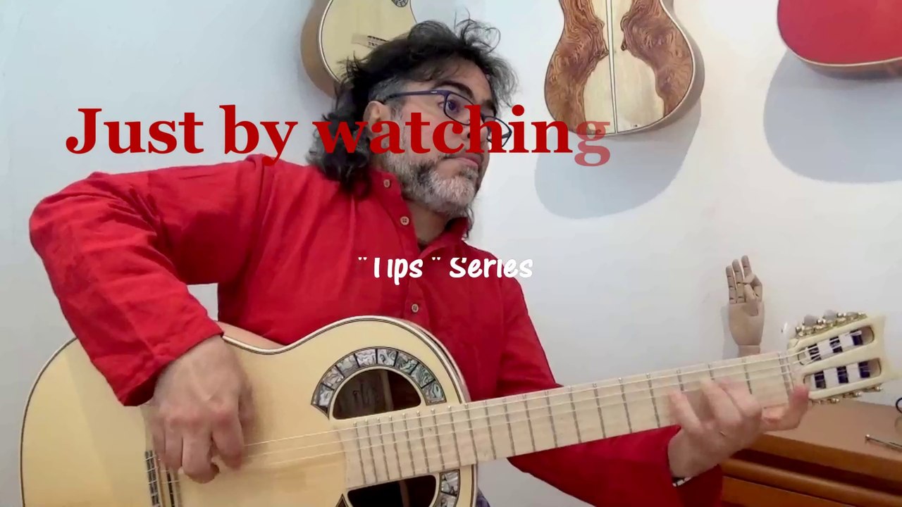By watching videos you may learn 5% of what you can learn from Paco de Lucia technique