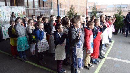 Mouscron: inauguration du bar à soupe à la CEE